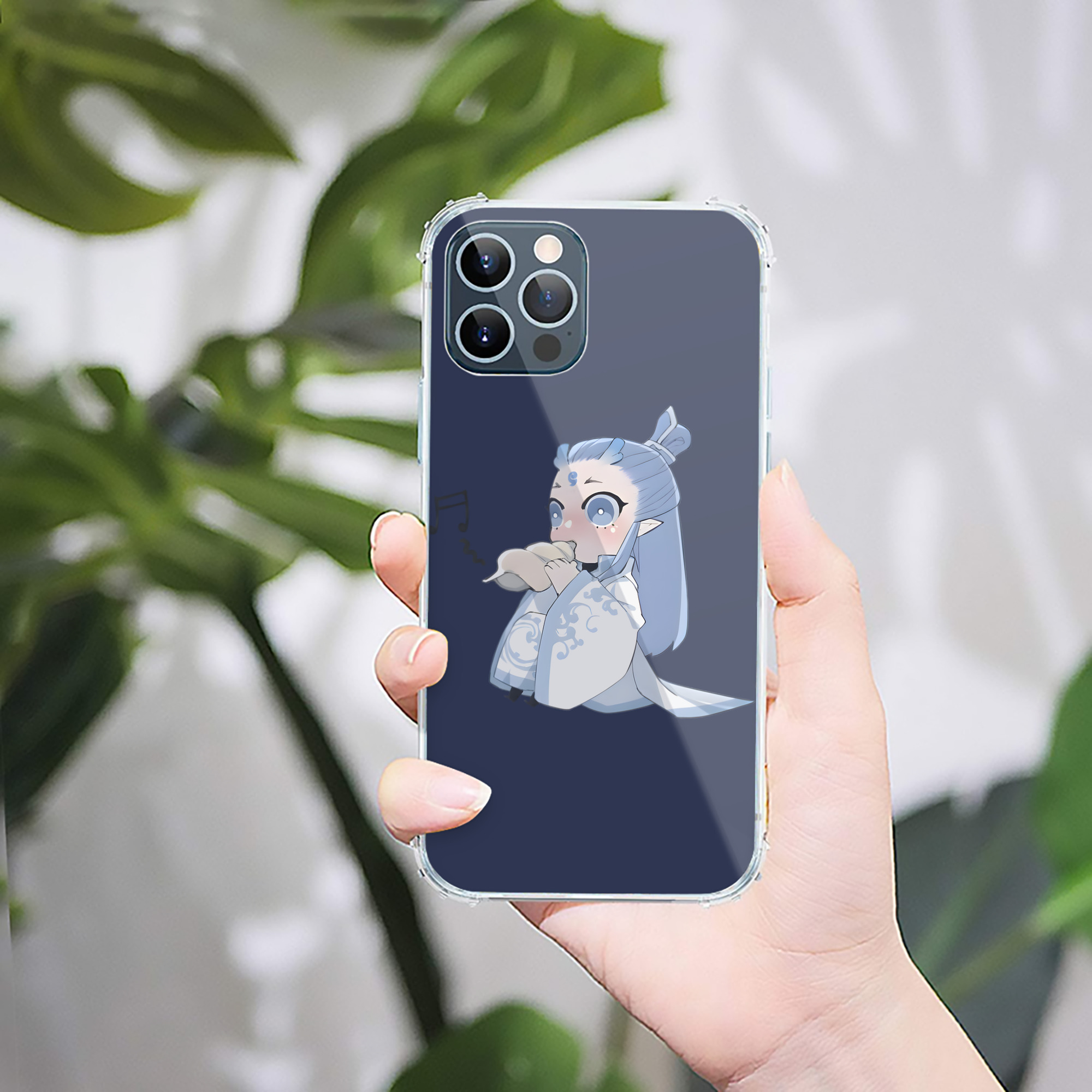 （画像用） Ne Zha 2 ナタ 魔童の大暴れ 【iPhone 12シリーズ対応】透明スマホケース（クリアソフトケース）
